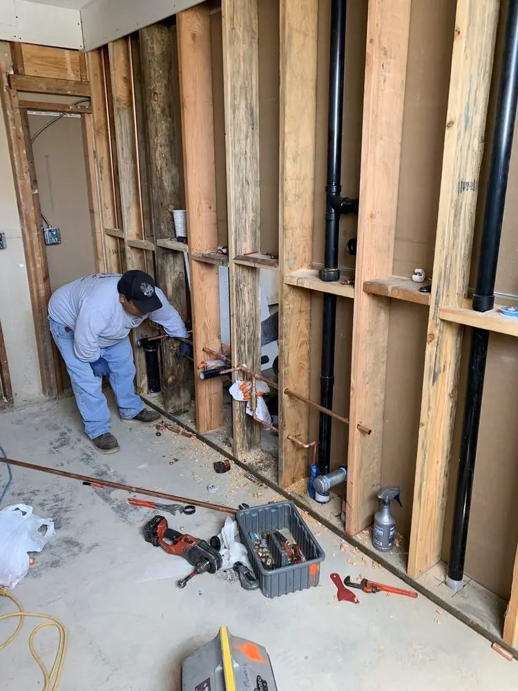 Commercial rough-in plumbing for Water Heater Replacement in Fieldville